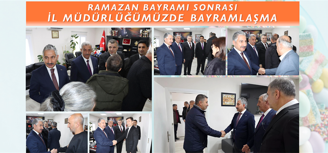 İl Müdürlüğümüzde Bayramlaşma