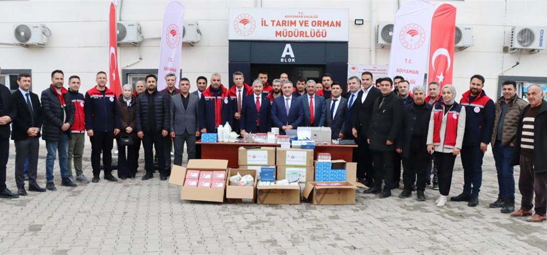 İlçe Müdürlüklerimize Hayvan Sağlığı Ekipmanı ve Malzeme Tedarik Edildi