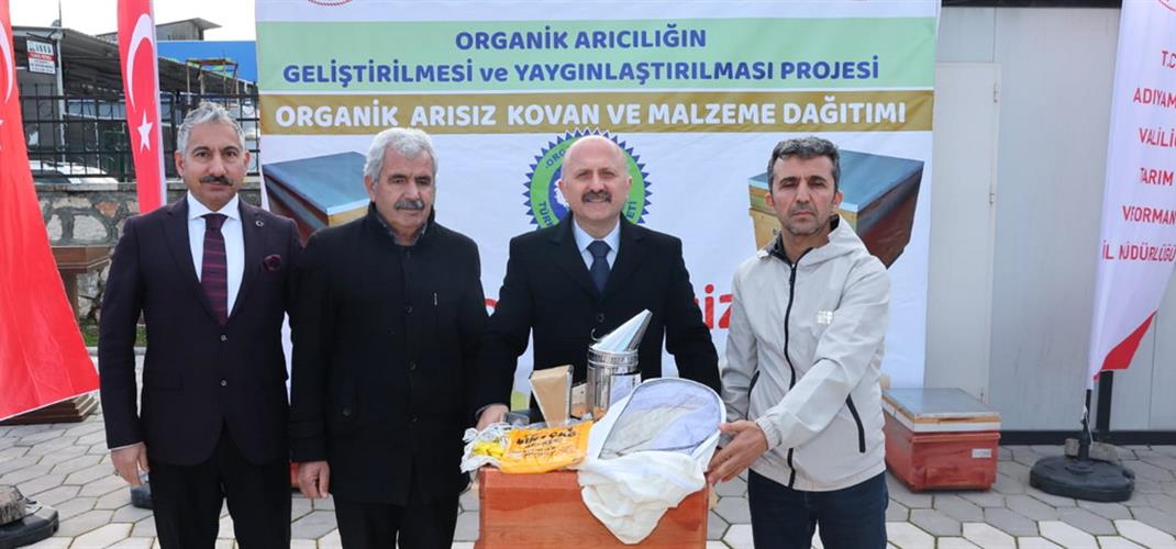 Organik Arıcılığı Kovan ve Malzeme Desteği ile Güçlendiriyoruz